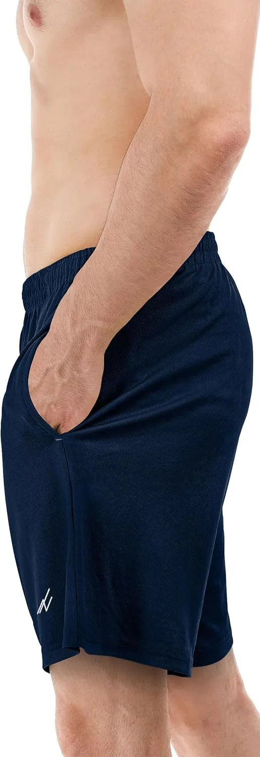 NY Threads Men's Athletic Shorts Quick Dry Loose-Fit Lightweight Running Workout Gym Shorts with Pockets