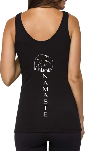 Organic Cotton Yoga Workout Tank Top Moon Phases Shirts Tops Tees Tanks for Women