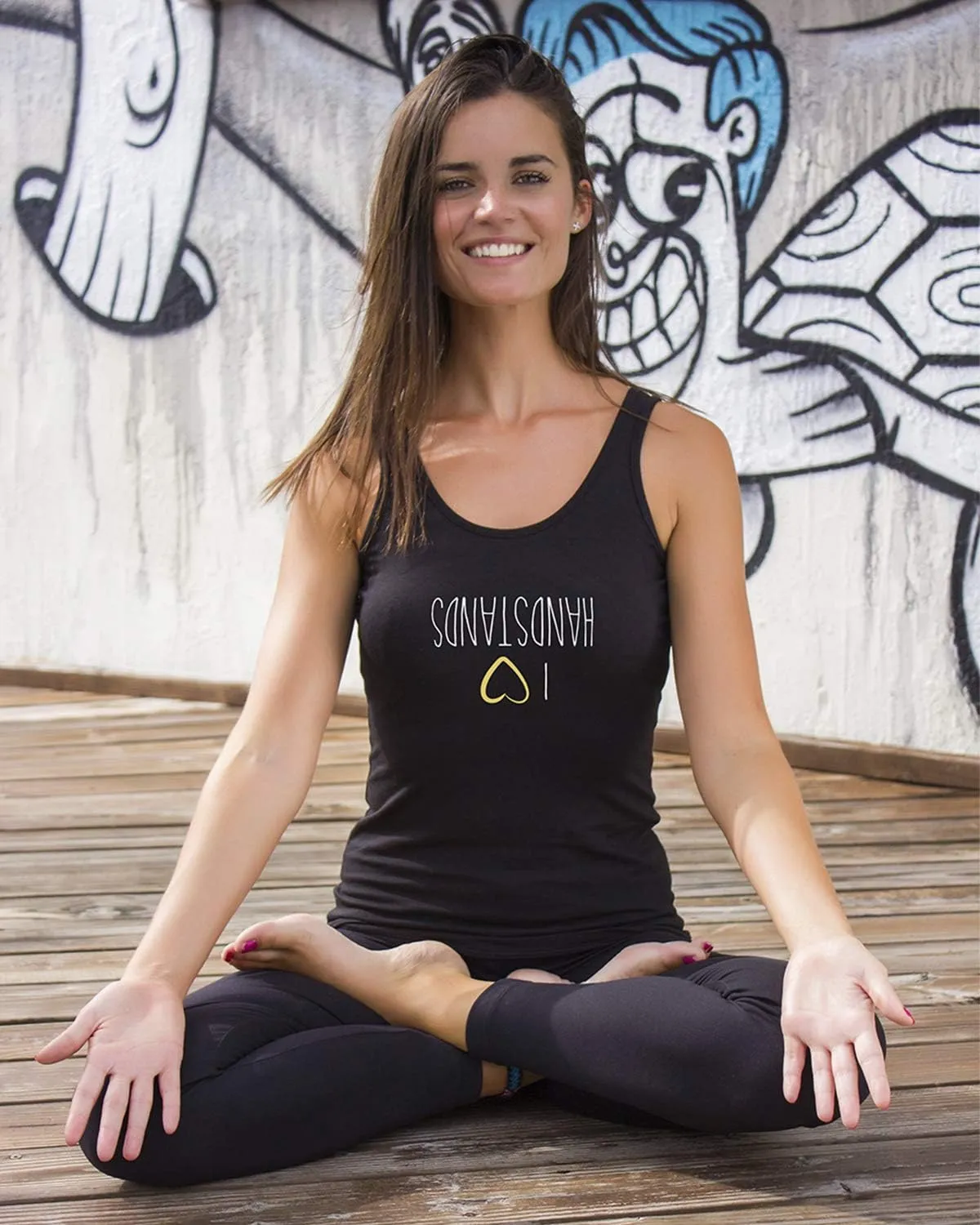 Organic Cotton Yoga Workout Tank Top Moon Phases Shirts Tops Tees Tanks for Women