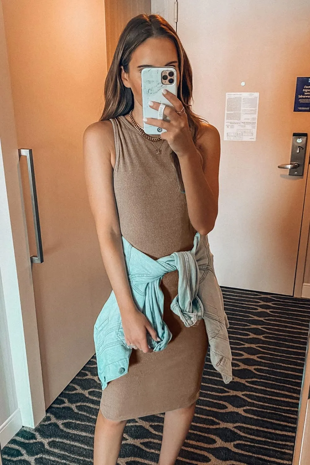 PRETTYGARDEN Women Bodycon Midi Dress 2025 Summer Spring Casual Vacation Sundress Fitted Sleeveless Tank Dresses