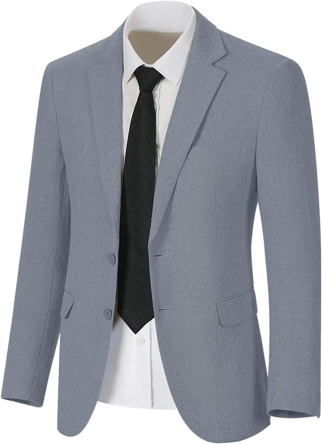 Retro Herringbone Mens Suit Jackets Tweed Slim Fit Sport Coats Prom Business Blazer Casual Men Tux Jacket Wedding Blazers