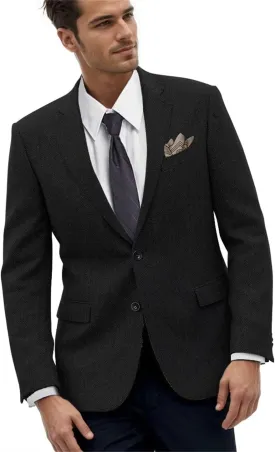 Retro Herringbone Mens Suit Jackets Tweed Slim Fit Sport Coats Prom Business Blazer Casual Men Tux Jacket Wedding Blazers