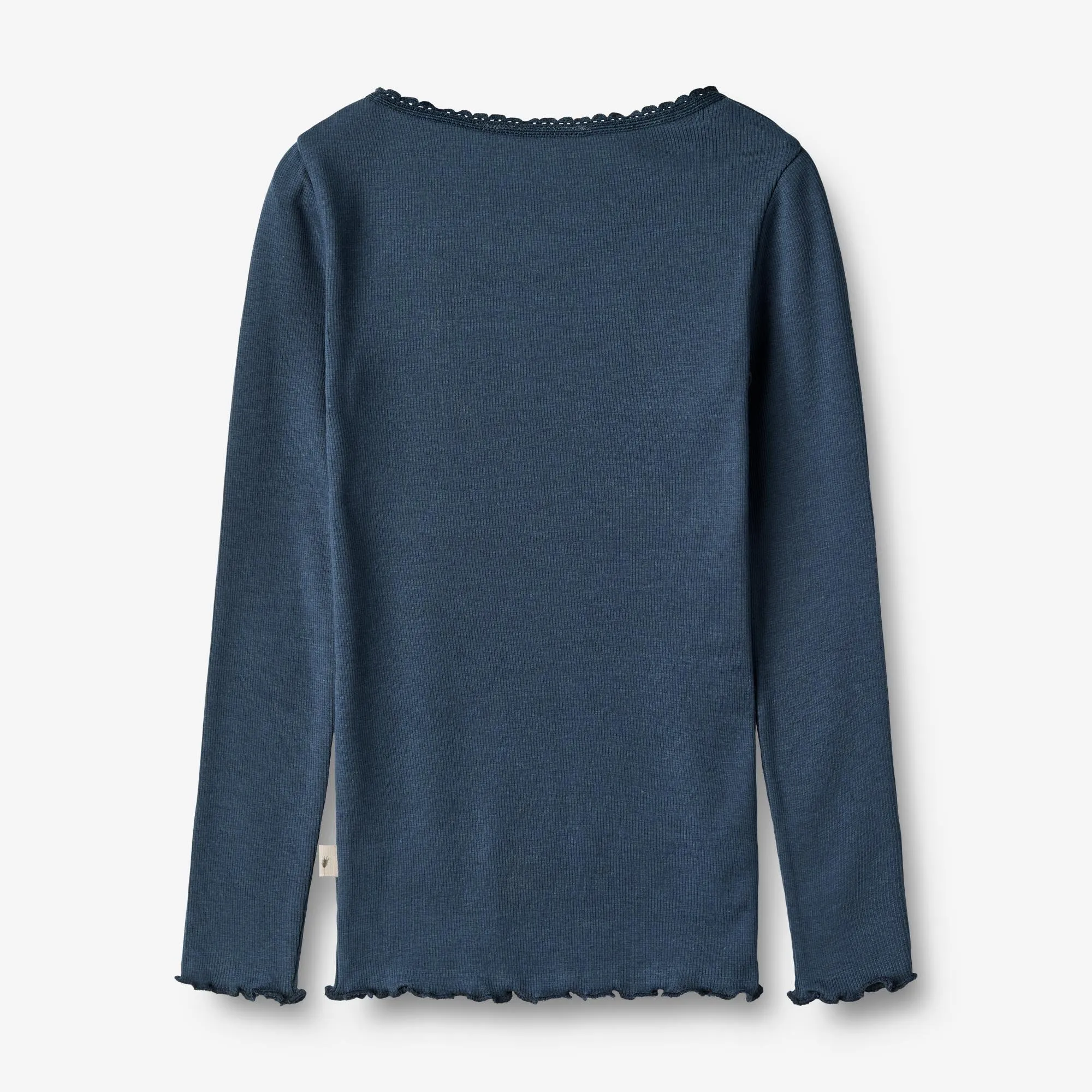 Rib T-Shirt L/S Reese - blue waves