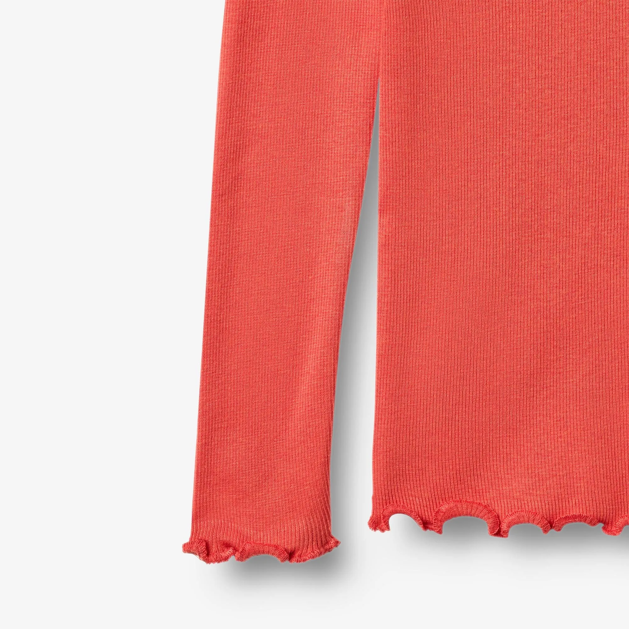 Rib T-Shirt L/S Reese - candy red