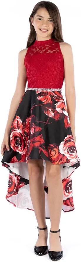 Speechless Girls' High-Low Sleeveless Party Dress