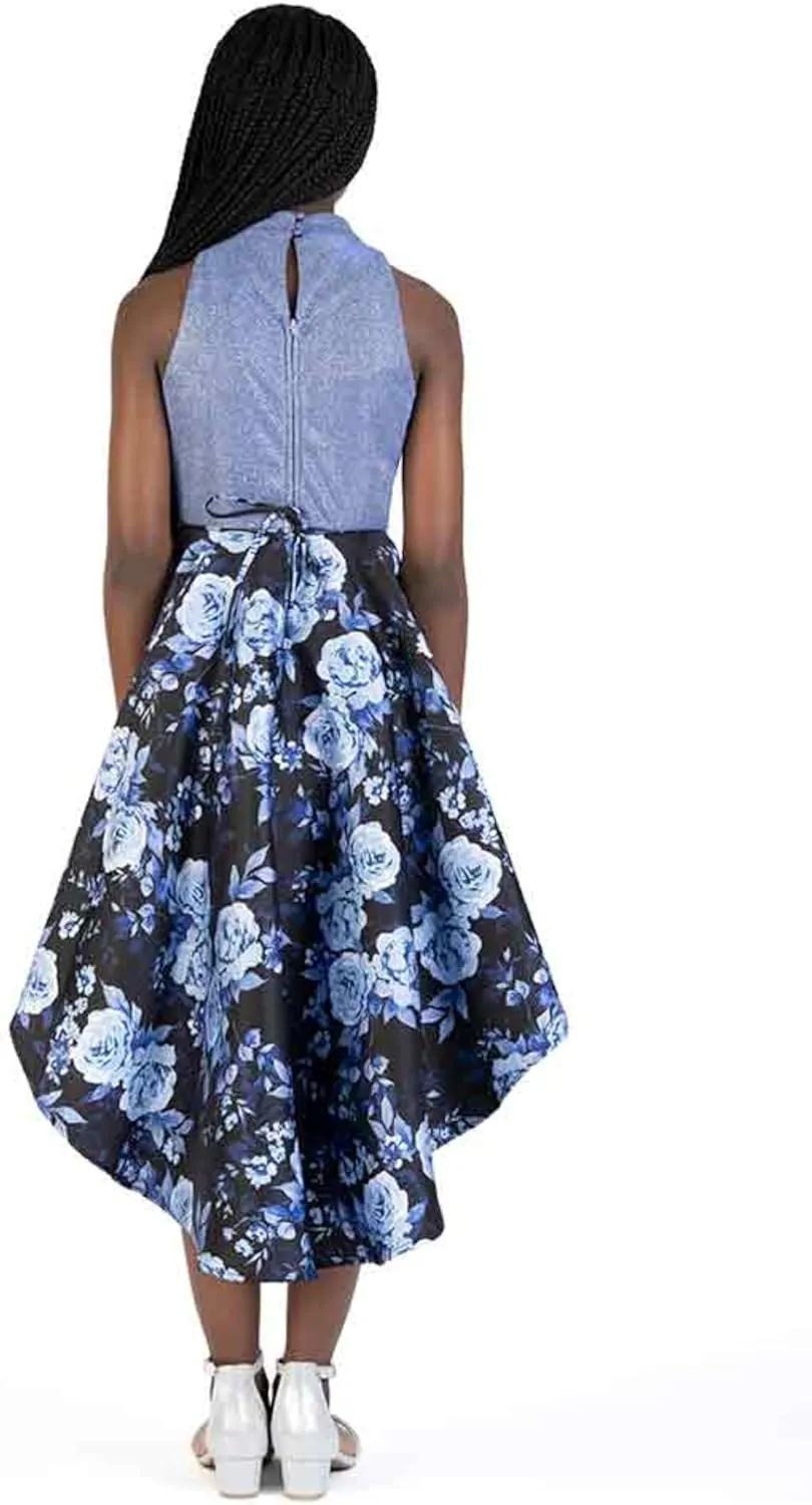 Speechless Girls' High-Low Sleeveless Party Dress
