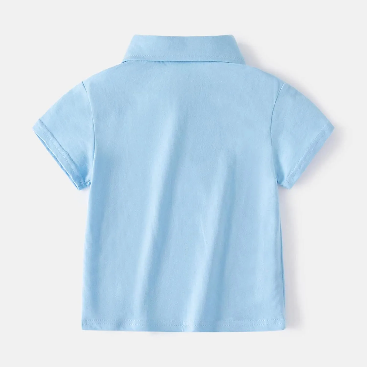 Summer Toddler Boys Short Sleeve Cartoon Prints T Shirt Cute Plo Shirt for Kids