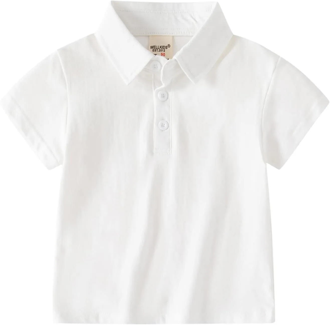 Summer Toddler Boys Short Sleeve Cartoon Prints T Shirt Cute Plo Shirt for Kids