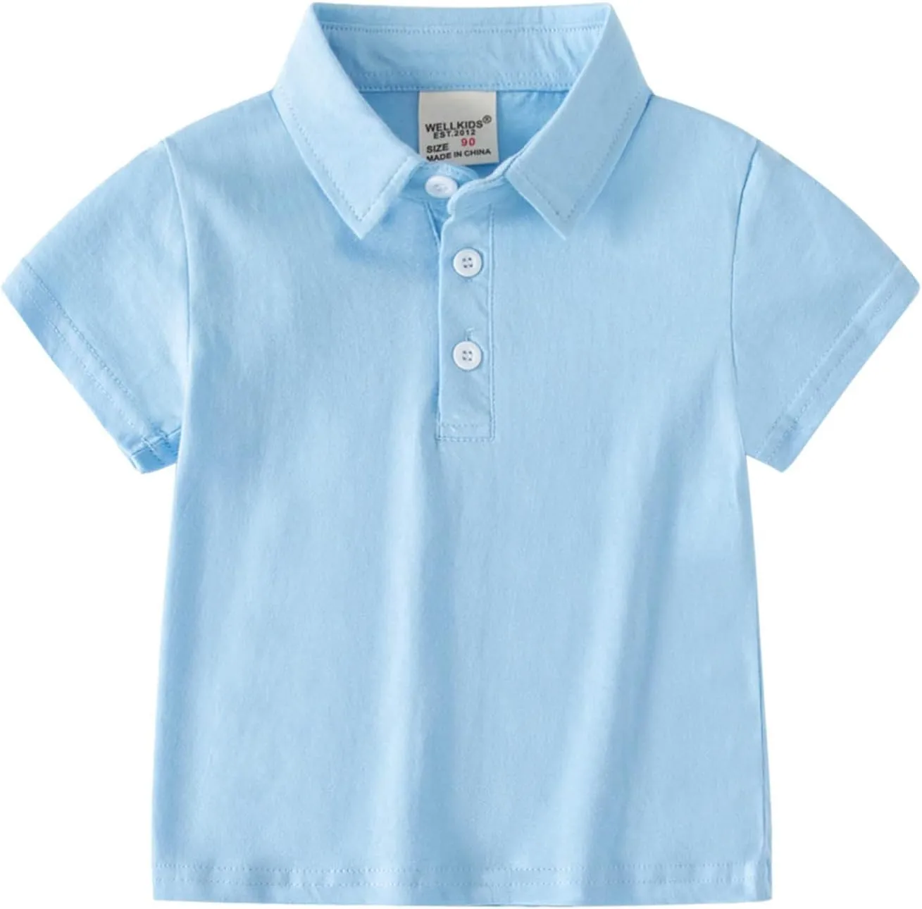 Summer Toddler Boys Short Sleeve Cartoon Prints T Shirt Cute Plo Shirt for Kids