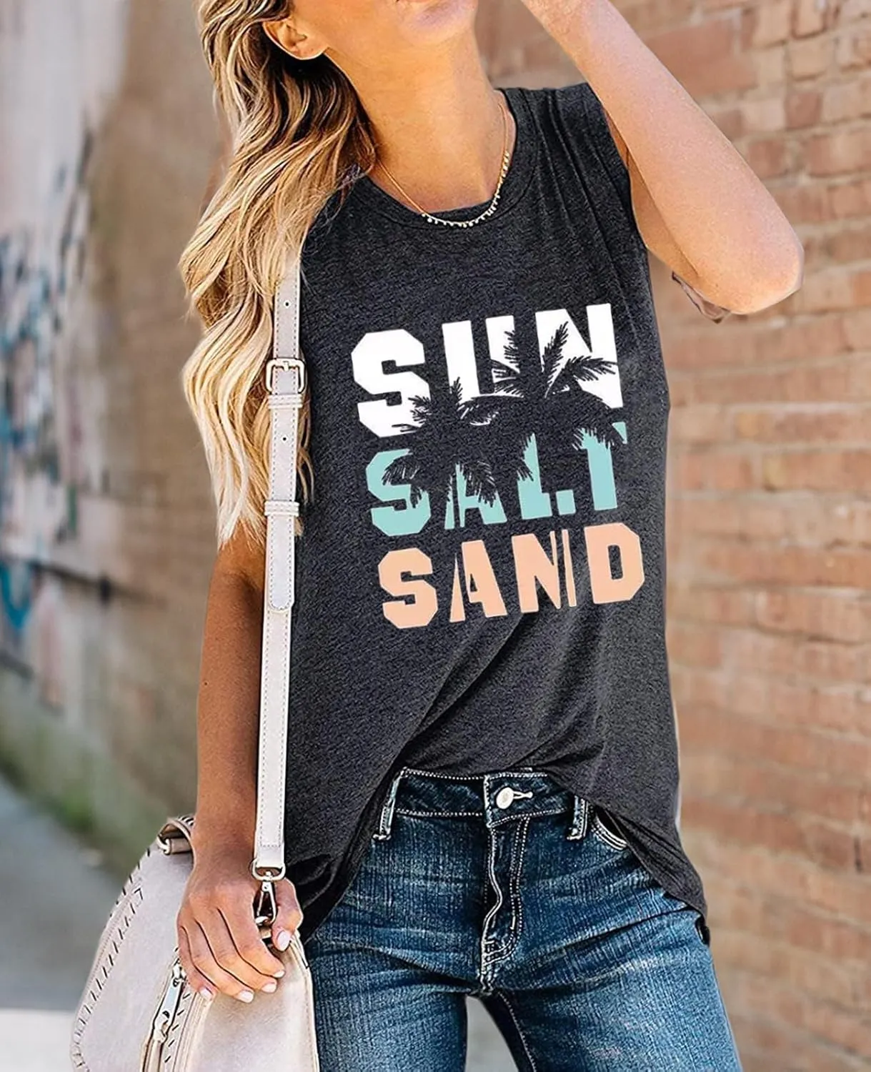 Tank Top Women Loose Fit Graphic Tees Summer Vintage Tank Tops Flowy 2025