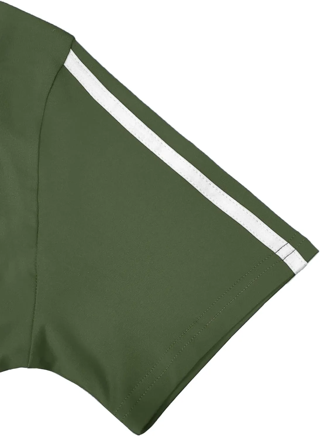 Women's 2 Piece Outfits Sweatsuit Summer Workout Striped Short Sleeve Long Sweatpants Casual Jogging Lounge Set