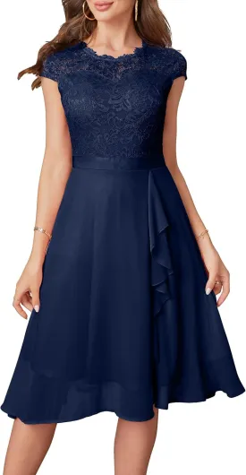 Women's Cocktail Dresses for Women Evening Party, Tea Party Dress for Women 2024 Wedding Guest Dress Prom Semi Formal Dress
