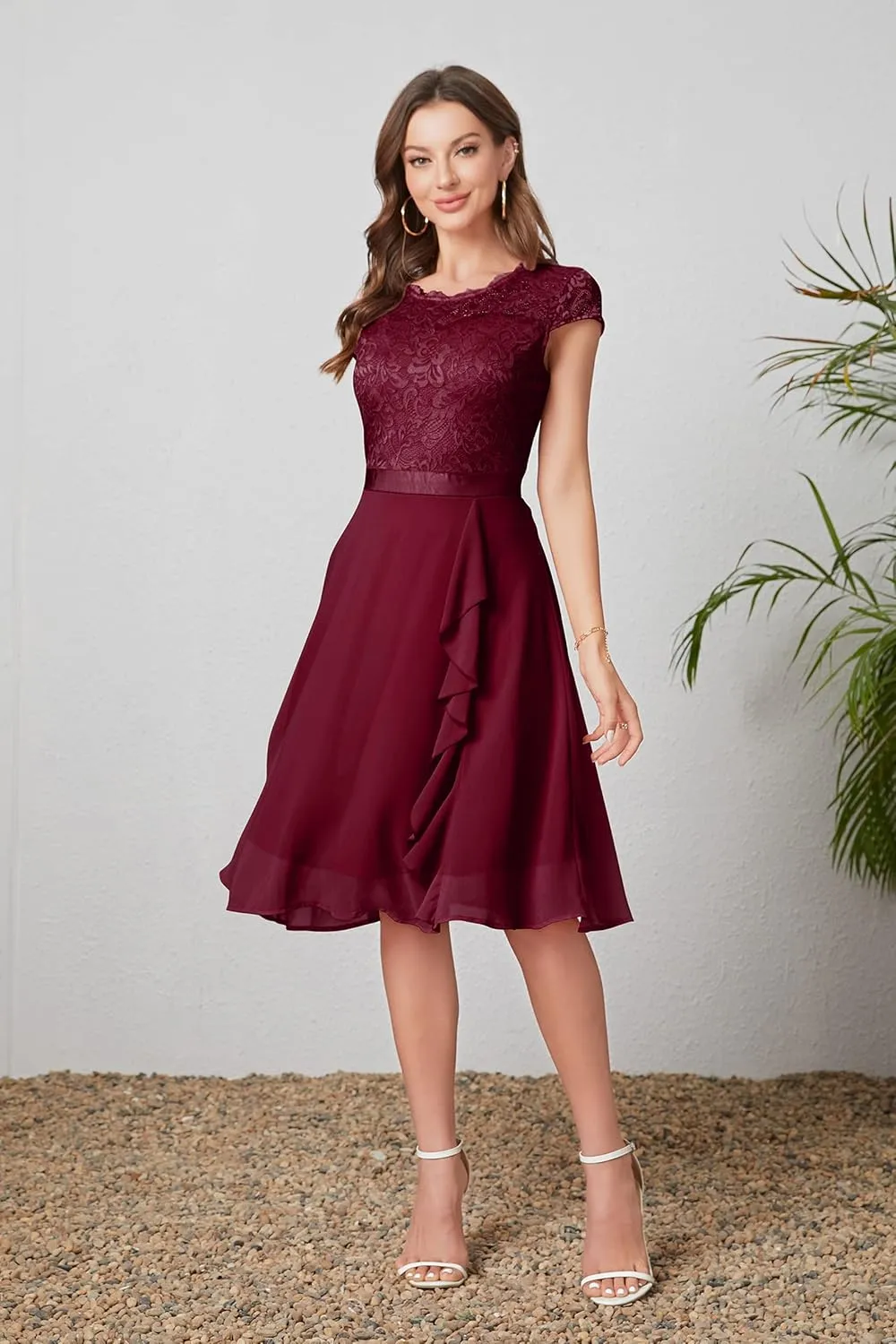 Women's Cocktail Dresses for Women Evening Party, Tea Party Dress for Women 2024 Wedding Guest Dress Prom Semi Formal Dress