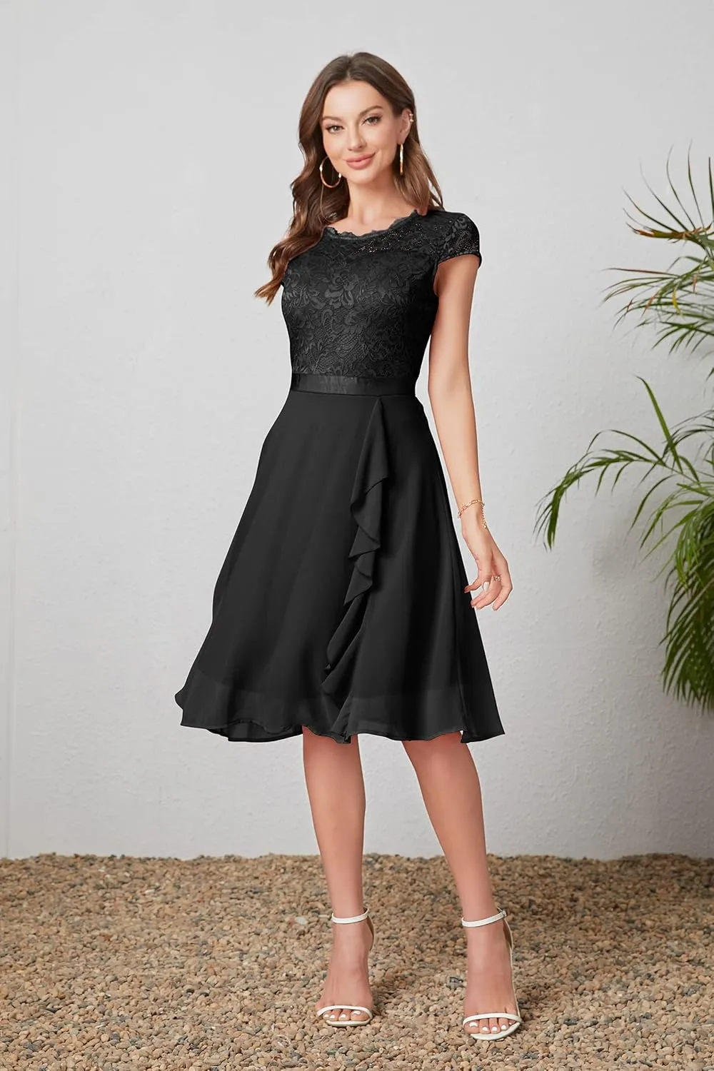 Women's Cocktail Dresses for Women Evening Party, Tea Party Dress for Women 2024 Wedding Guest Dress Prom Semi Formal Dress