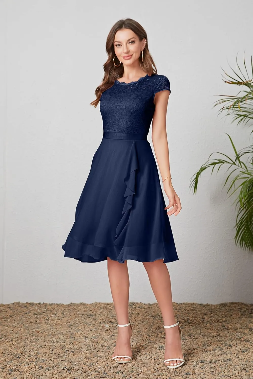 Women's Cocktail Dresses for Women Evening Party, Tea Party Dress for Women 2024 Wedding Guest Dress Prom Semi Formal Dress