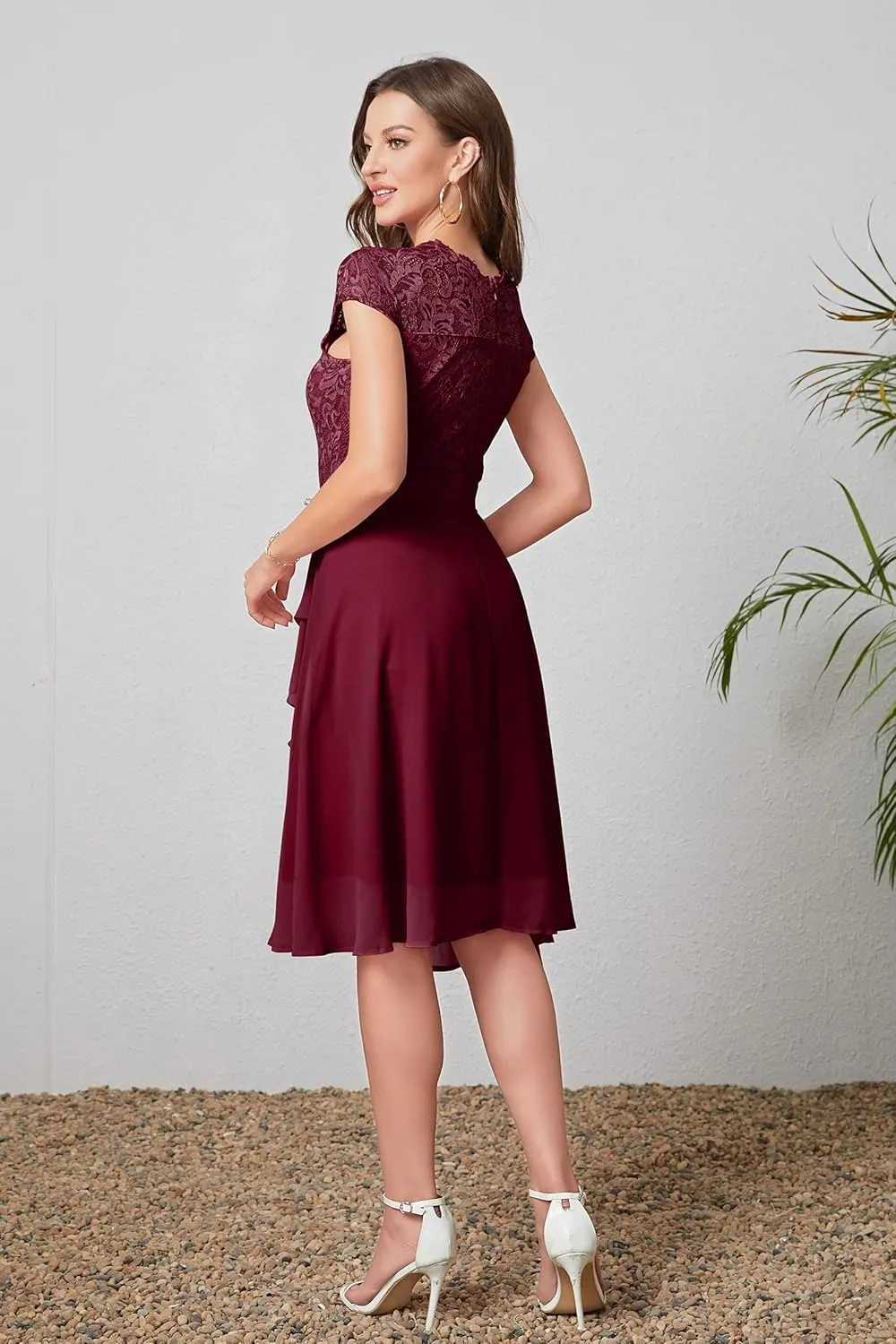 Women's Cocktail Dresses for Women Evening Party, Tea Party Dress for Women 2024 Wedding Guest Dress Prom Semi Formal Dress