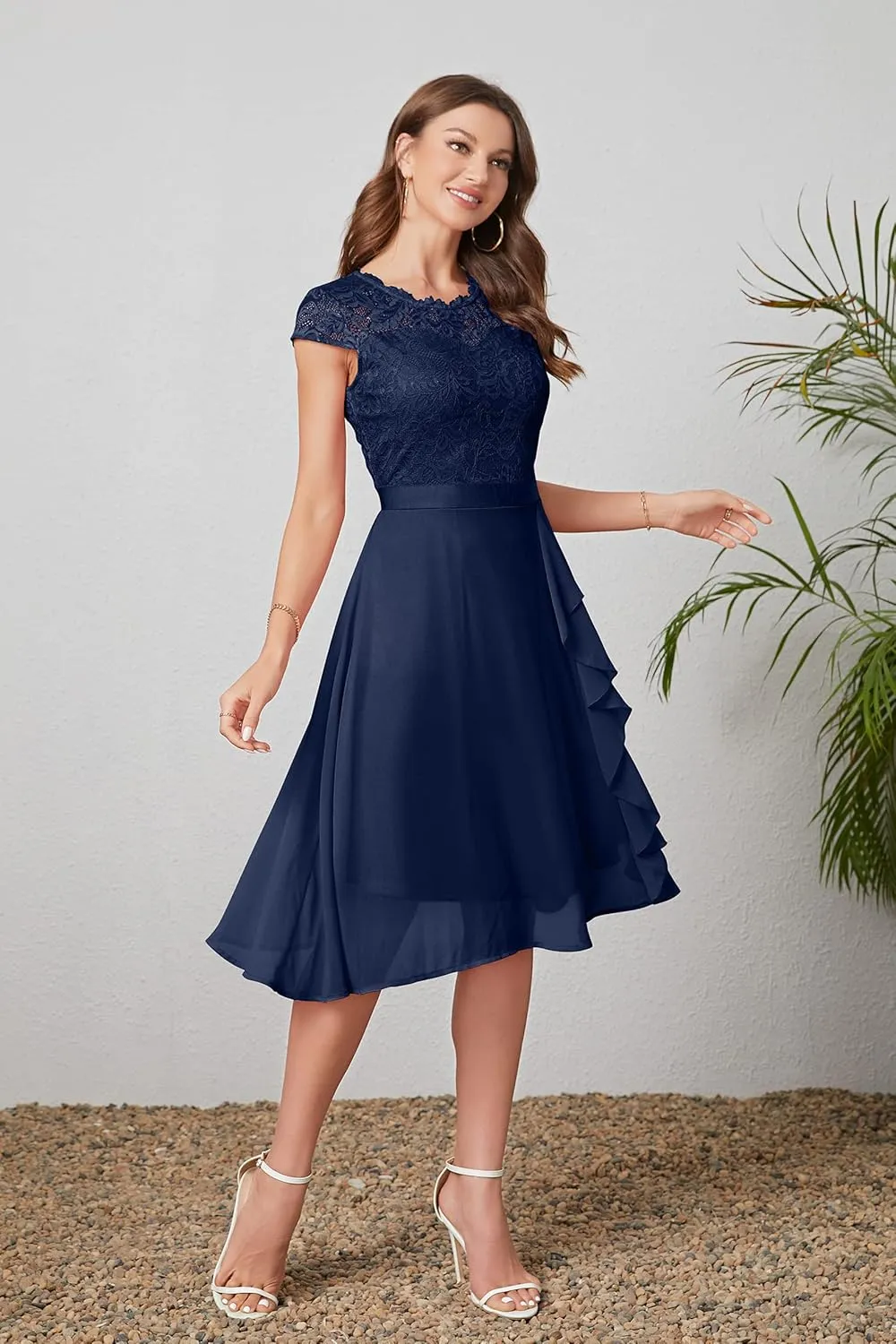 Women's Cocktail Dresses for Women Evening Party, Tea Party Dress for Women 2024 Wedding Guest Dress Prom Semi Formal Dress