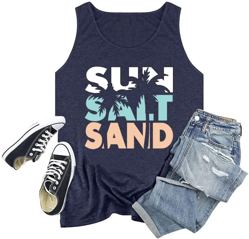 Women's Plus Size Summer Pineapple Sunglasses Tank Tops Hawaiian Graphic Printed Tees Sleeveless Vacation T Shirt Blouse Top