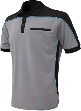 WORK IDEA Men's Polo Shirt Short Sleeve Breathable Work Shirts Golf Polo Tennis T-Shirt Tops