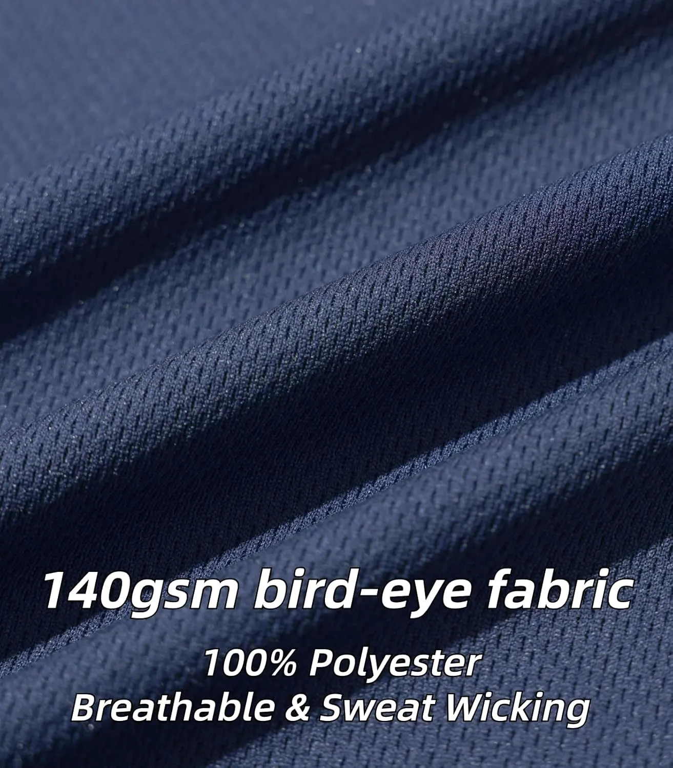 WORK IDEA Men's Polo Shirt Short Sleeve Breathable Work Shirts Golf Polo Tennis T-Shirt Tops