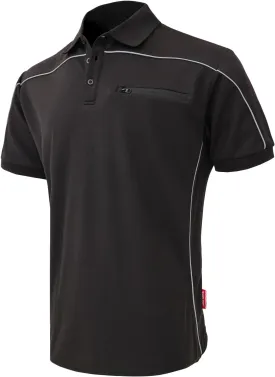 WORK IDEA Men's Polo Shirt Short Sleeve Breathable Work Shirts Golf Polo Tennis T-Shirt Tops