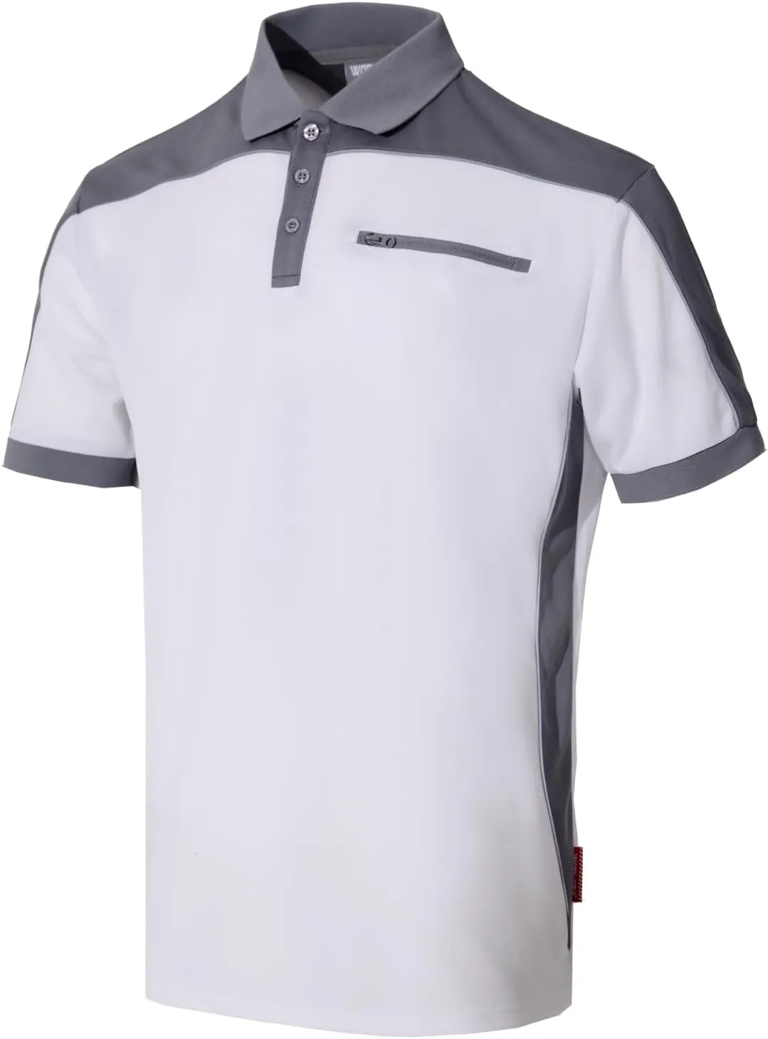 WORK IDEA Men's Polo Shirt Short Sleeve Breathable Work Shirts Golf Polo Tennis T-Shirt Tops