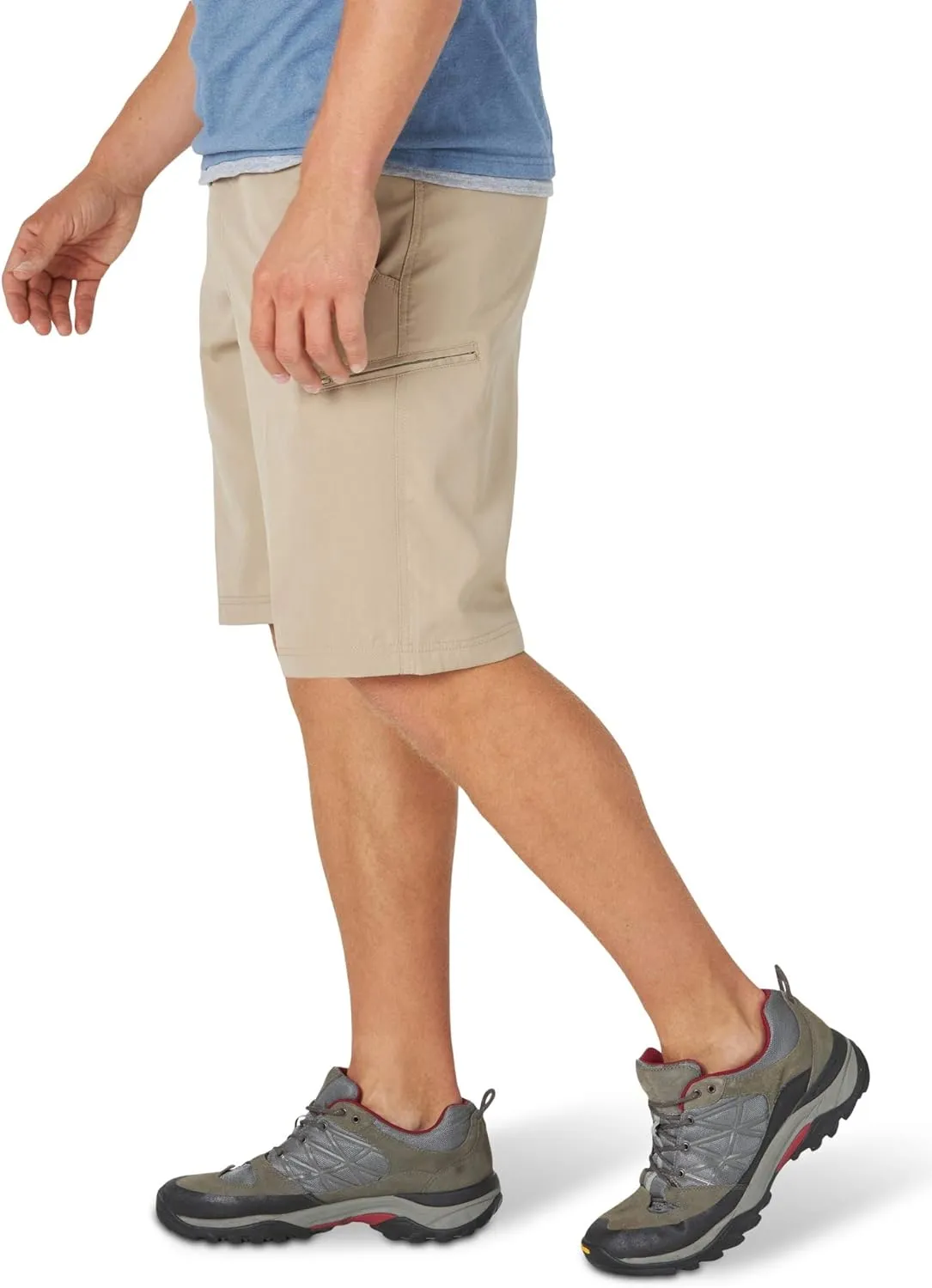 Wrangler Authentics Men's Performance Side Elastic Utility Short