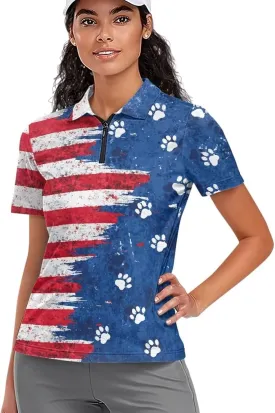 YEXIATODO Short Sleeves Workout Shirts for Women Half Zip Up Athletic Golf Shirts Running Outdoor Tops XS-2XL