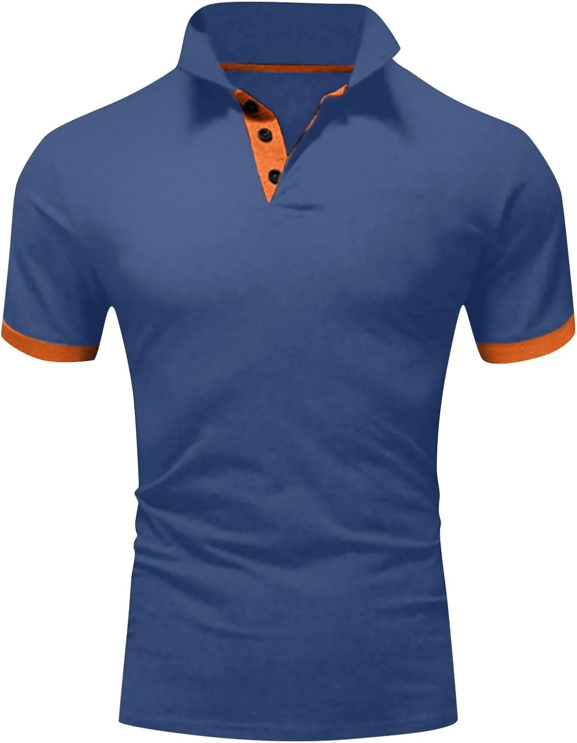 Ymosrh Men's Summer Golf Polo Shirts Short Sleeve Tennis Shirts Casual T-Shirts Work Business Shirts, M-4XL