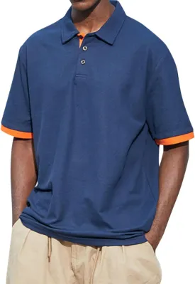 Ymosrh Men's Summer Golf Polo Shirts Short Sleeve Tennis Shirts Casual T-Shirts Work Business Shirts, M-4XL