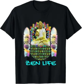 Yoga Zen Life,Yoga Gift Ideas,Surf Theme,Cactus Items T-Shirt