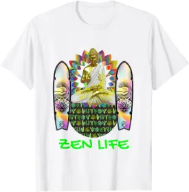 Yoga Zen Life,Yoga Gift Ideas,Surf Theme,Cactus Items T-Shirt
